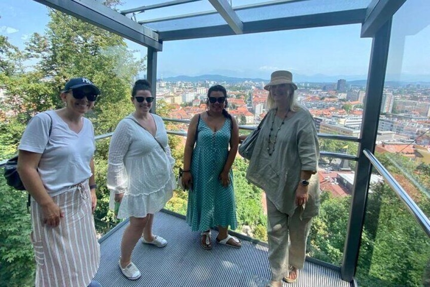 Ljubljana with Funicular, Castle and Lake Bled from Zagreb