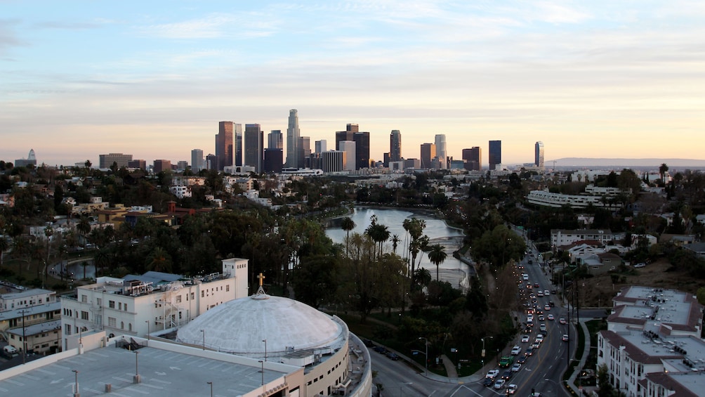 Landscape view of the beautiful city of Los Angeles