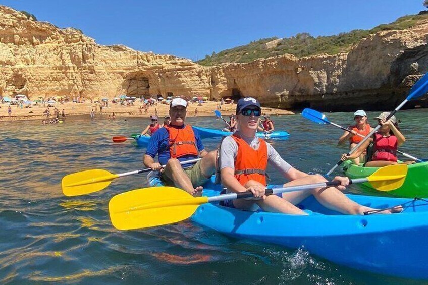 Kayaking to Benagil Cave, Small group guided by a local native
