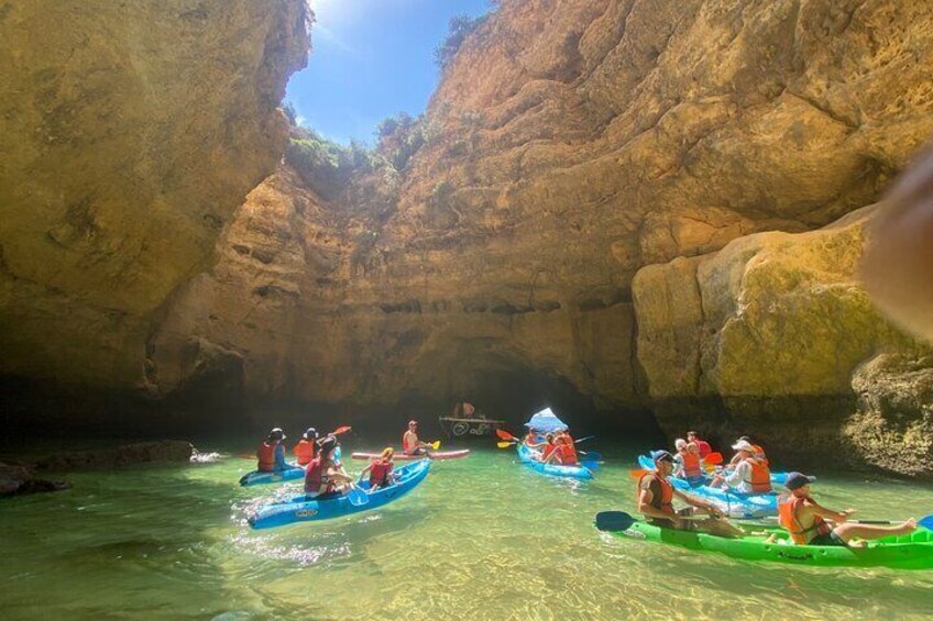 Kayaking to Benagil Cave, Small group guided by a local native