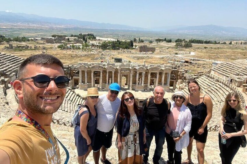 Pariticipants at Hierapolis Theater