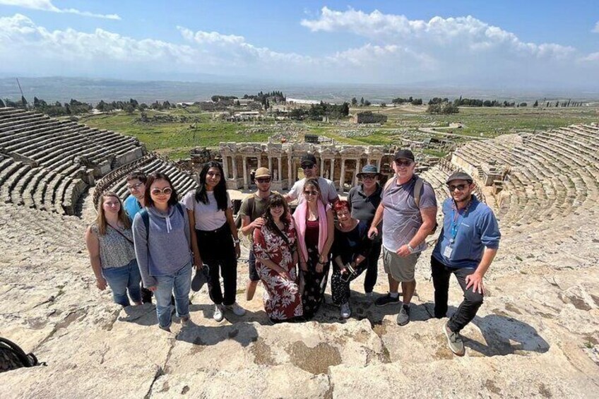 Pariticipants at Hierapolis Theater
