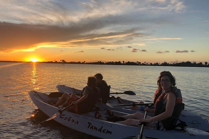 Family fun kayak tour