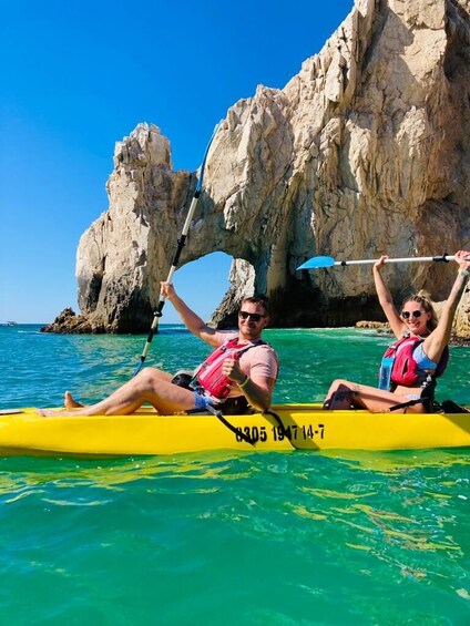 Glass-Bottom Kayak Excursion & Snorkeling at the Arch