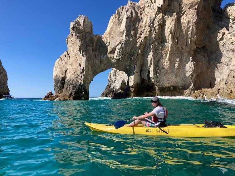 Glass-Bottom Kayak Excursion & Snorkeling at the Arch