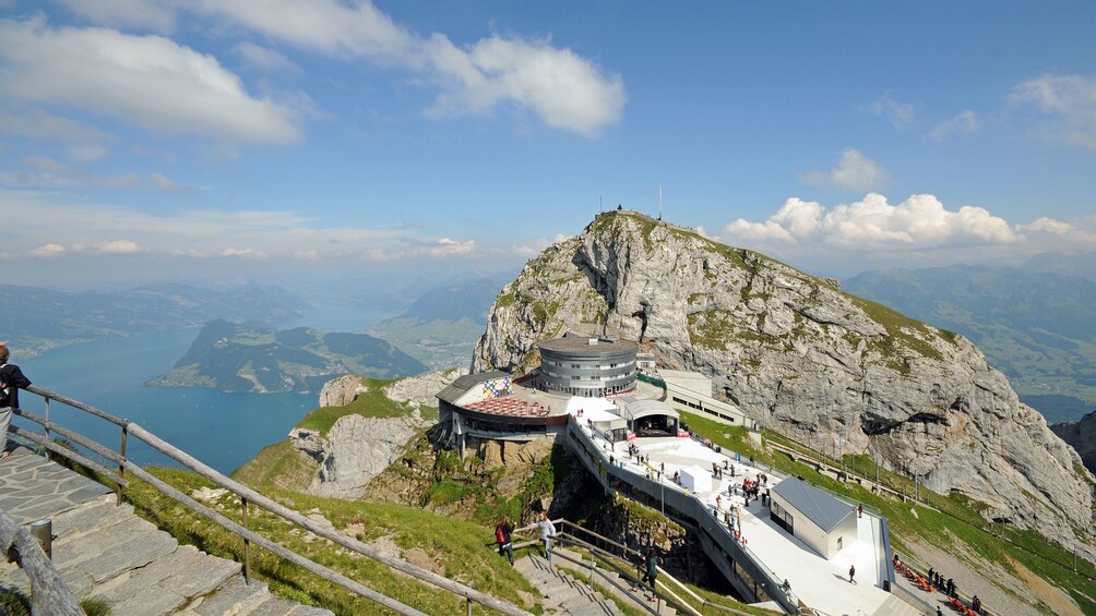 Scenic viewpoint on Mount Pilatus in Lucerne