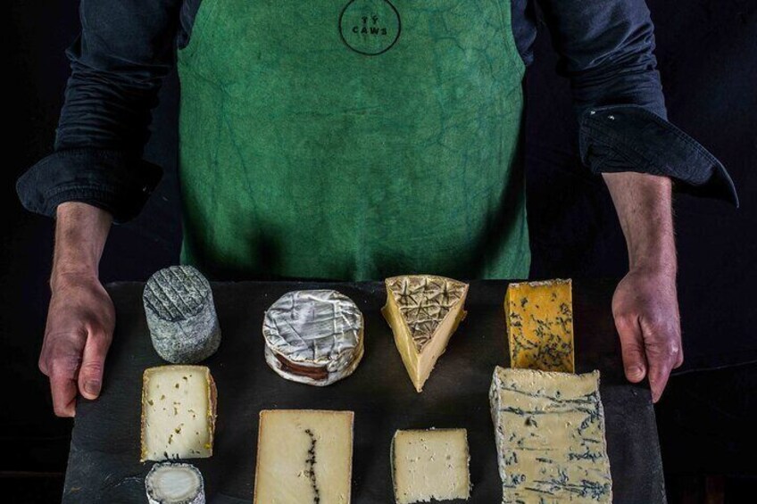 Enjoy some delicious tastings of Welsh cheese.