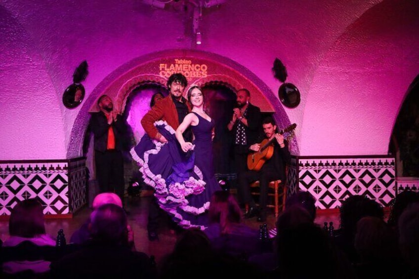 Jesus Carmona and Raquel Lara at our Tablao