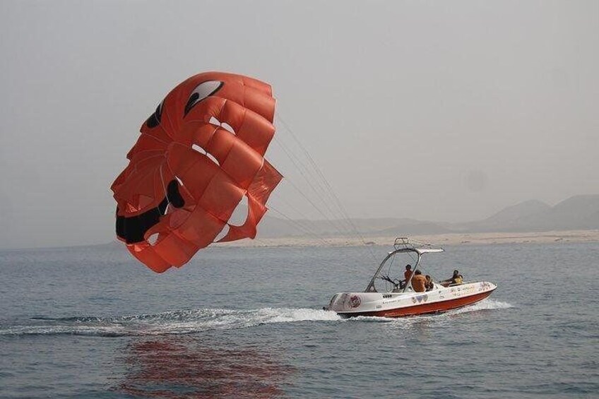 Parascending in Marina Rubicon