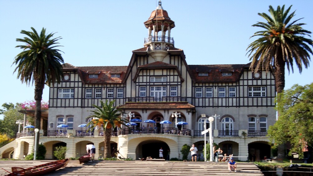 old building with brown roof in Argentina