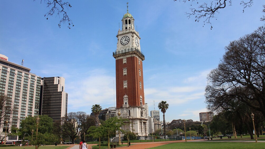Large clock tower in Buenos Aires