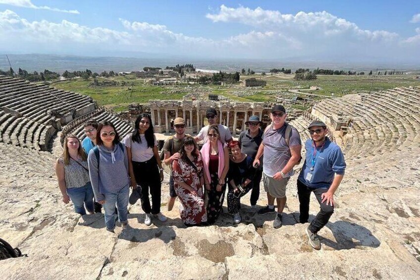 Participants at Hierapolis Theater