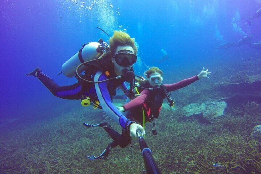 Diving Full Day 2 Stops Boat Trip For Beginners With Lunch and Transfer–Hurghada