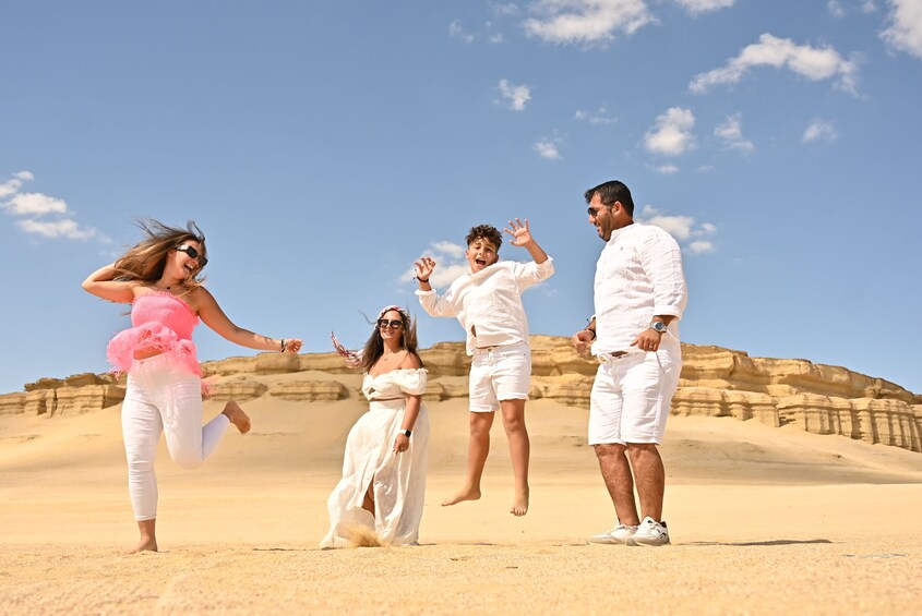 From Cairo: 4x4 Desert Safari with Sandboarding, Camel Ride & BBQ Lunch