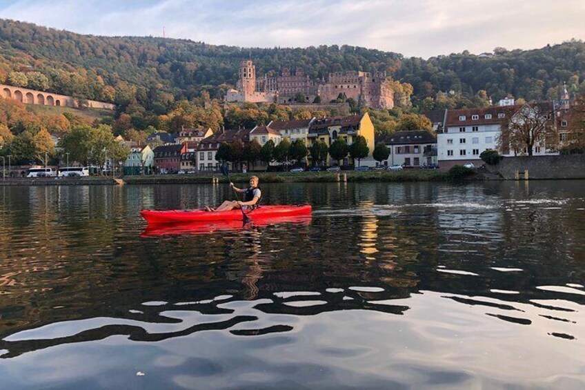 Kayak-Tour in Heidelberg on river Neckar