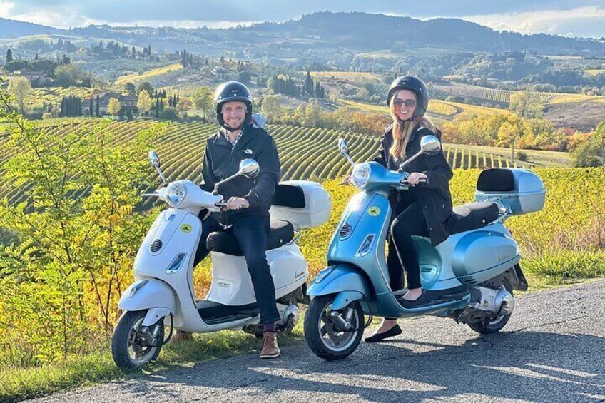 We ride through one of the most beautiful area of Tuscany ❤️