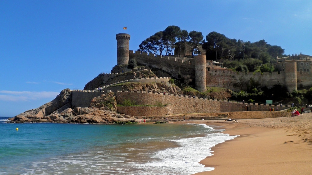 old stone castle in Barcelona