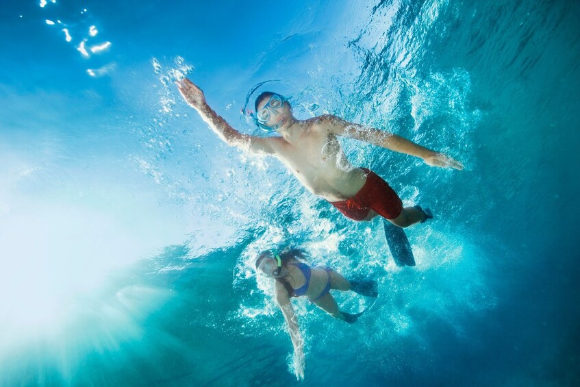 Adults Only Reggae Catamaran Cruise with Snorkeling & Drinks