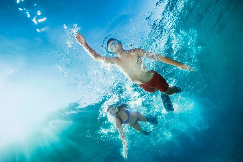 Adults Only Reggae Catamaran Cruise with Snorkeling & Drinks