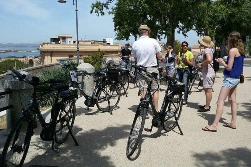 Guided Electric Bicycle Tour in Cagliari