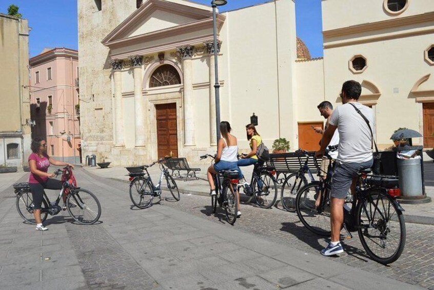 Guided Electric Bicycle Tour in Cagliari