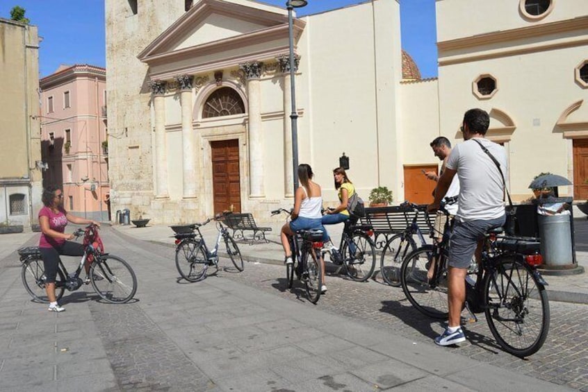 Guided Electric Bicycle Tour in Cagliari