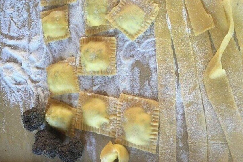 Pasta with truffles