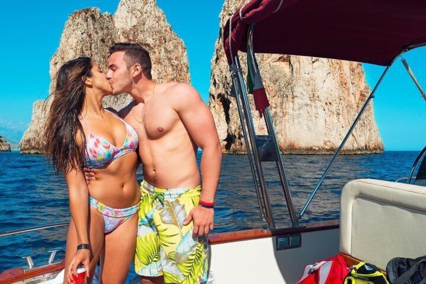 Capri day cruise from Sorrento with swim and stunning views