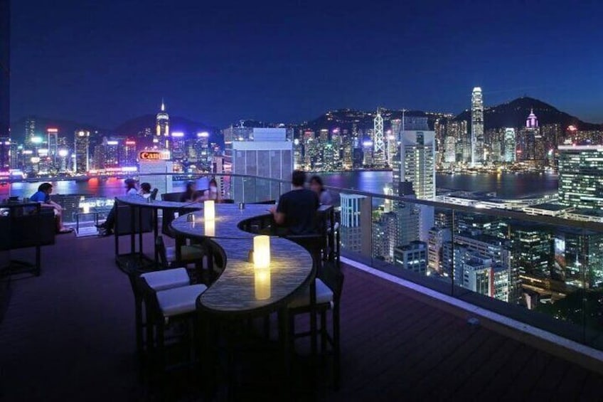 Hong Kong Guided Dinner + Laser Show Lounge Entry (2022) | 200+ booked