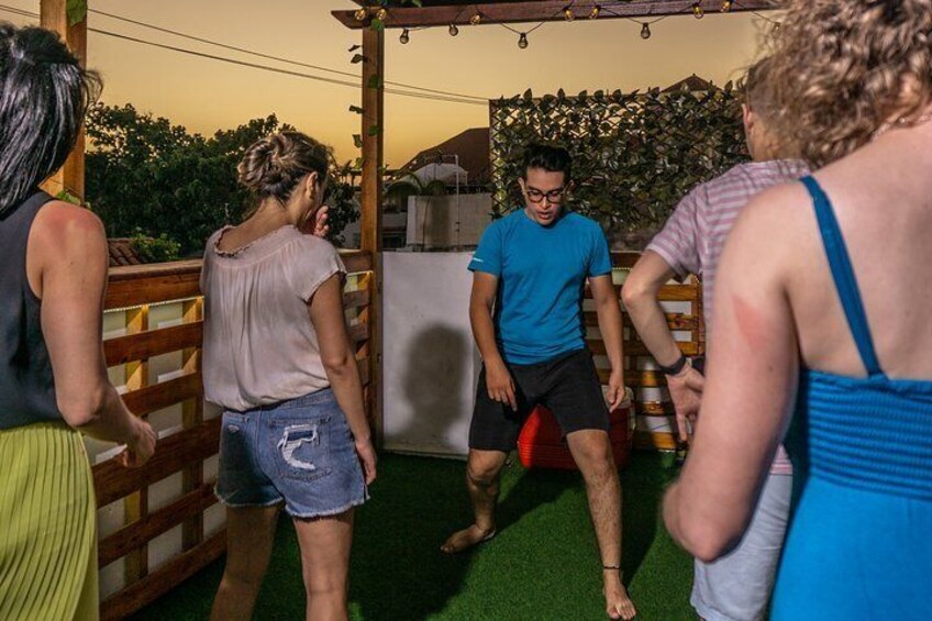 Dancing class In a Secret Rooftop Of The Old City