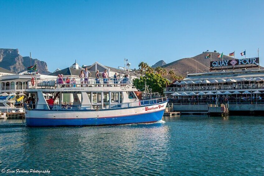 Cruise and Dine Lunch / Cape Town: Coastal Motor Cruise and 2-Course Lunch
