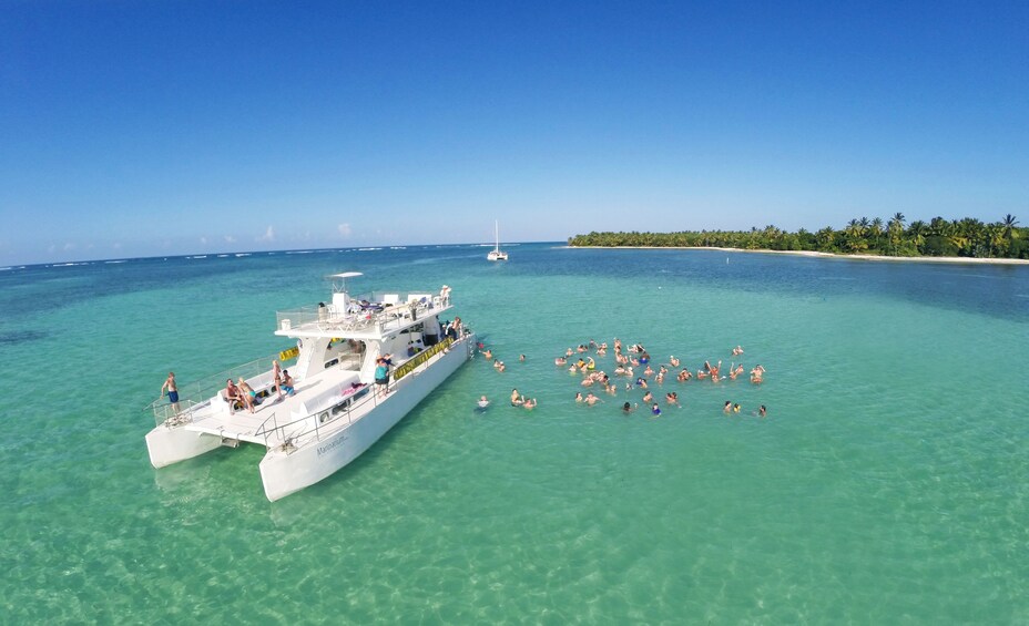 Glass-bottom Catamaran with Snorkeling, Stingrays & Sharks