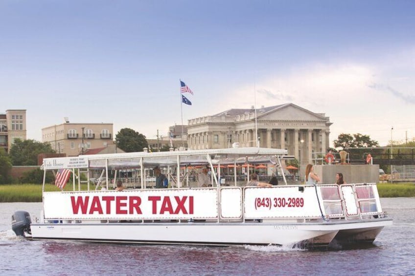 Charleston Water Taxi Cruise with Dolphin Sighting