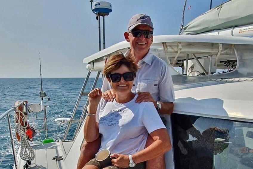 Your hosts on the saling yacht Pacific Star