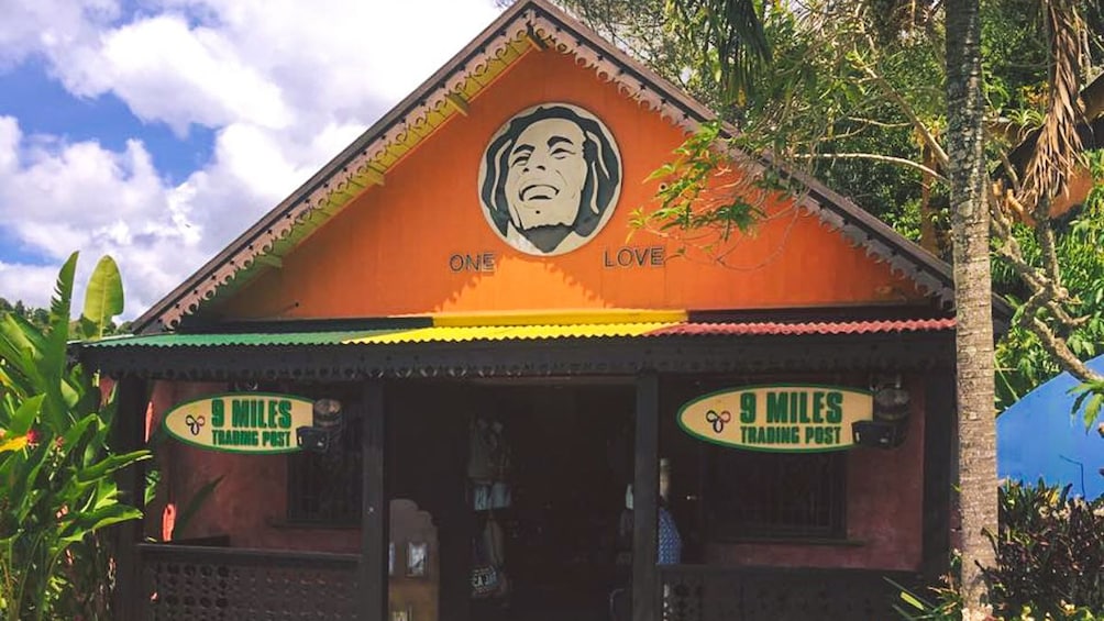 Building for Bob Marley tourist attraction in Nine Mile, Jamaica.