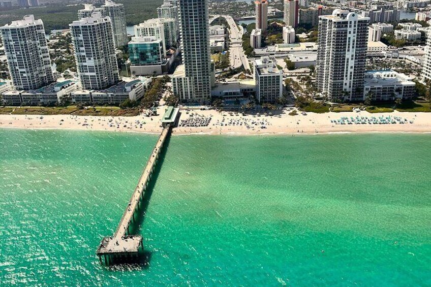 Sunset Ft. Lauderdale to Miami Beach Helicopter Tour