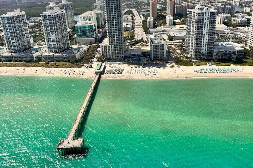 Sunset Ft. Lauderdale to Miami Beach Helicopter Tour