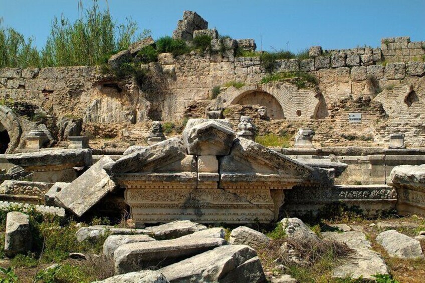 Perge Aspendos Side and Manavgat Waterfall Tour