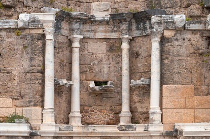 Perge Aspendos Side and Manavgat Waterfall Tour