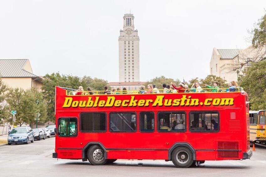 Double Decker Austin Single Loop Sightseeing Tour