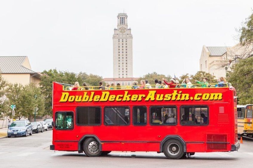 Double Decker Austin Single Loop Sightseeing Tour