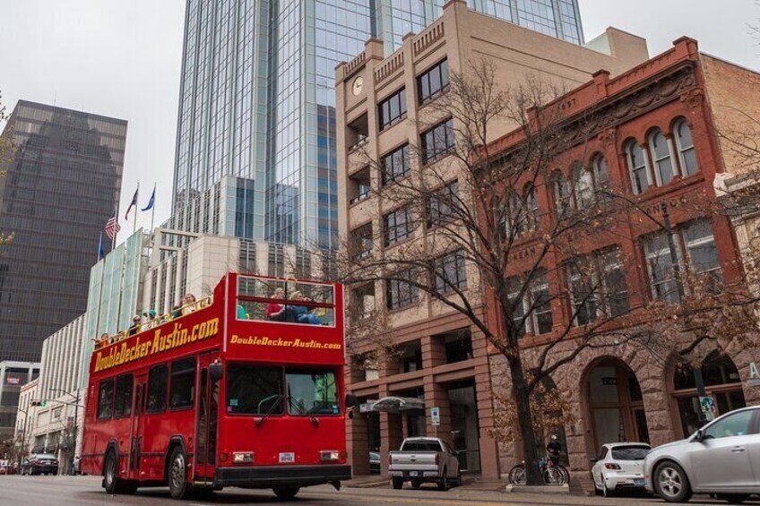 Double Decker Austin Single Loop Sightseeing Tour