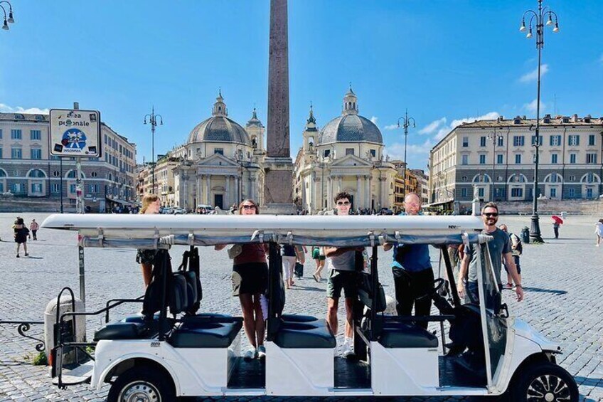 Rome Highlights by Golf Cart: Private Tour