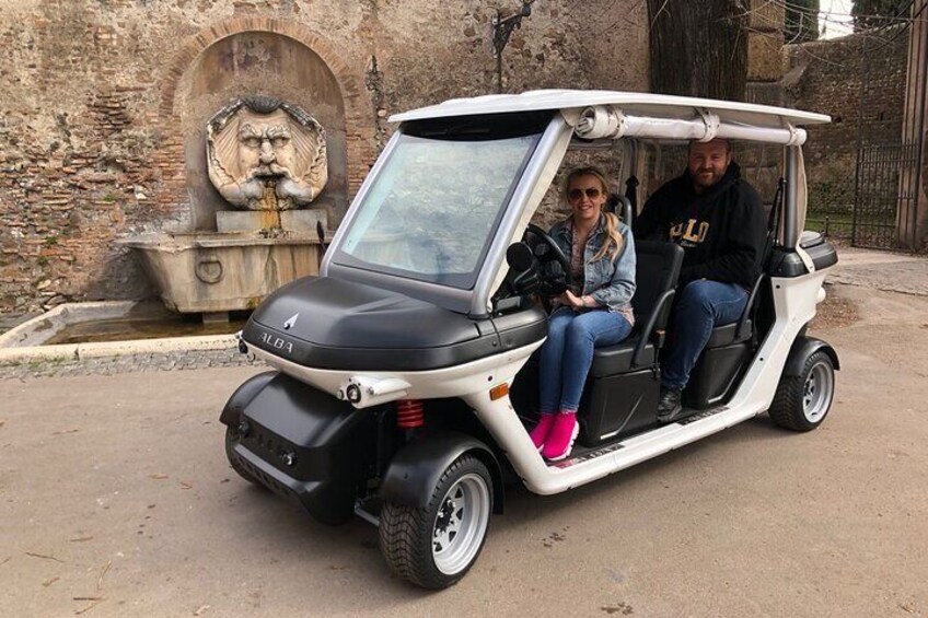 Rome Highlights by Golf Cart: Private Tour