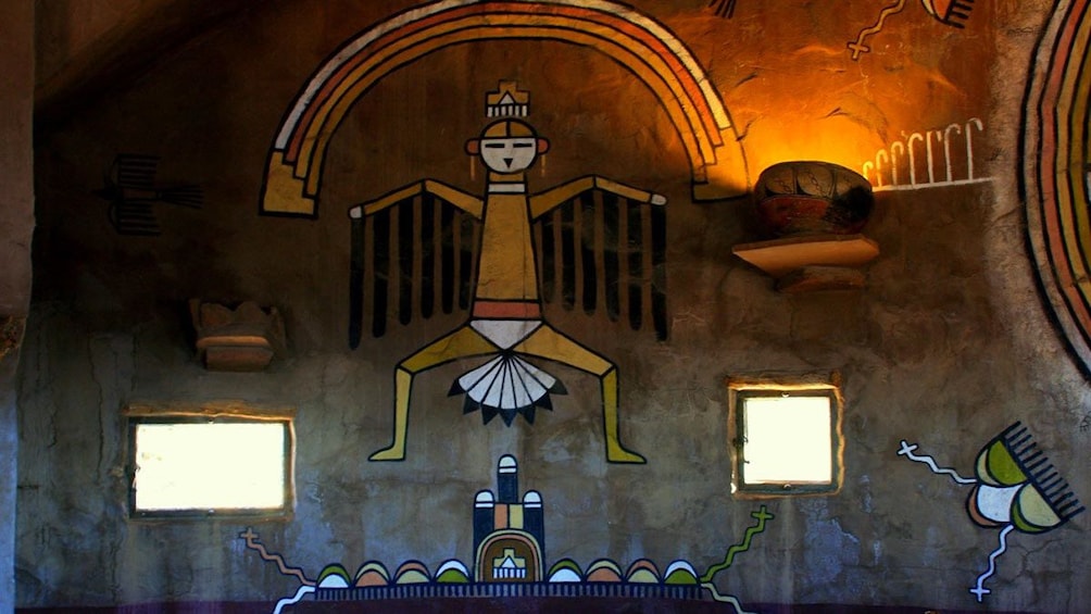 Desert View Watchtower mural in Sedona-Prescott