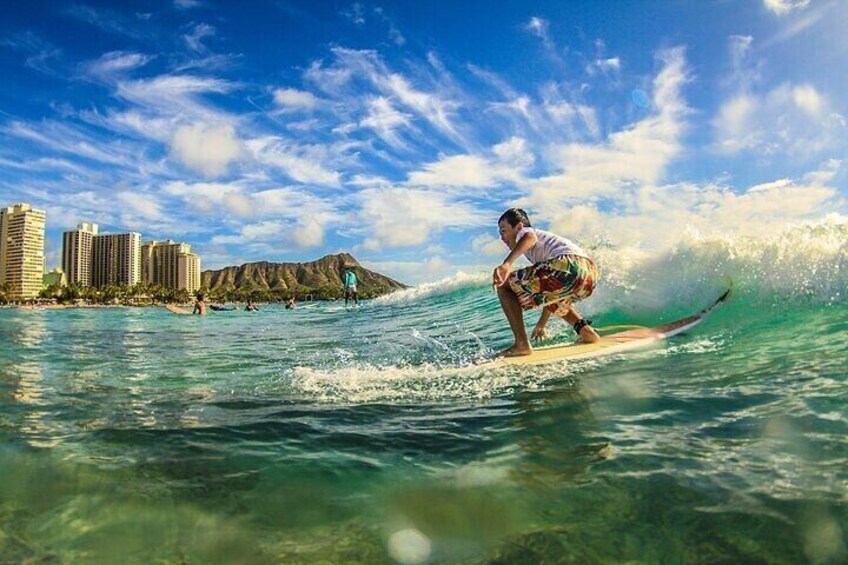 Private Surf Lesson at Waikiki Beach