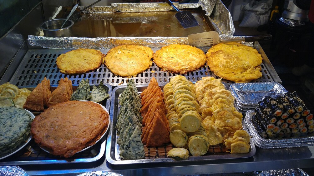 selection of foods to snack on