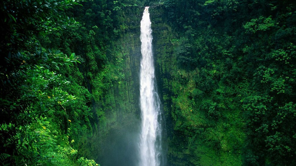Waterfalls surround Hawaii Volcanoes National Park