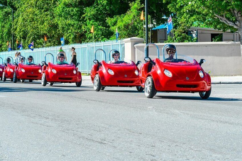 Cruise around the Island in your fun "Love Buggy" 