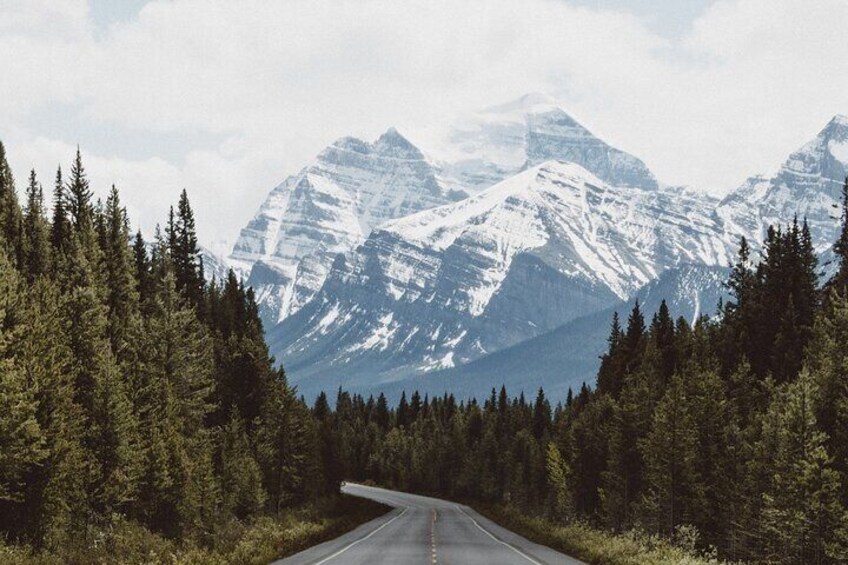 Smartphone Audio Driving Tour between Banff and Calgary